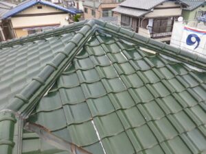 施工前屋根瓦