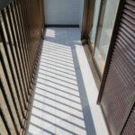 安全なデッキ材に交換したベランダ