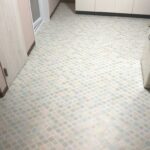 川口市安行領根岸で張り替えられて真新しいクッションフロア