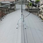 春日部市備後西にて屋根葺き替え工事をさせていただきました アイジー工業　スーパーガルテクト　Sシェイドチャコール