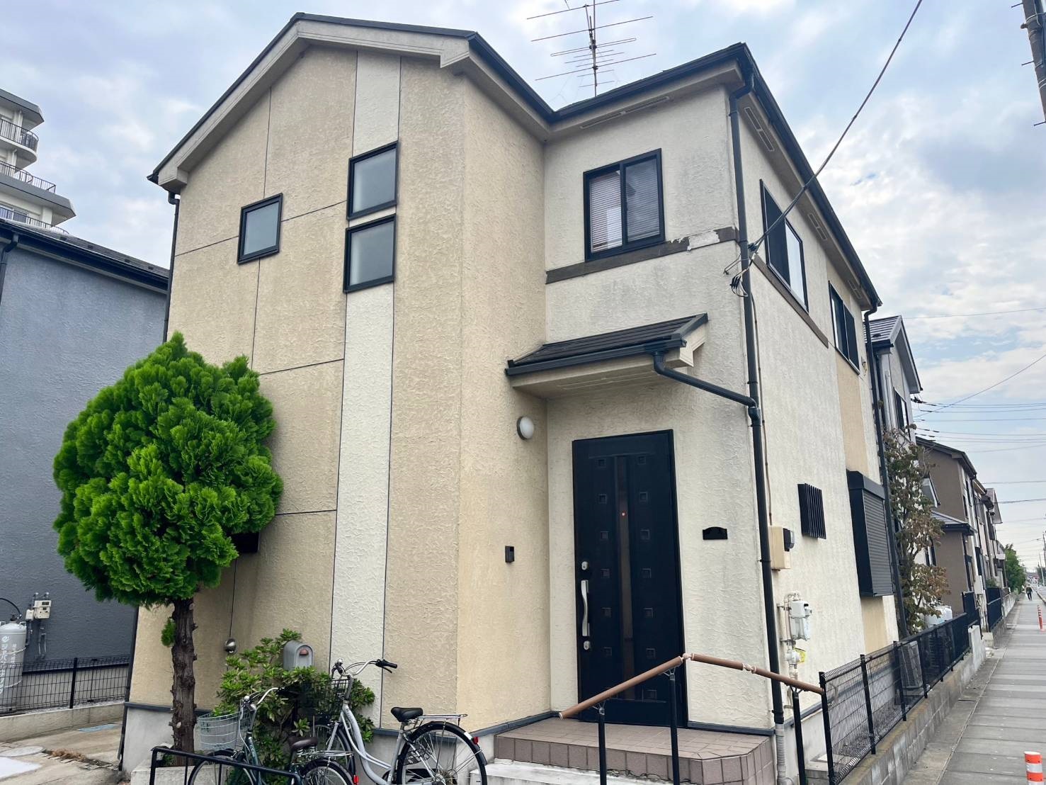 三郷市幸房外壁塗装工事施工前