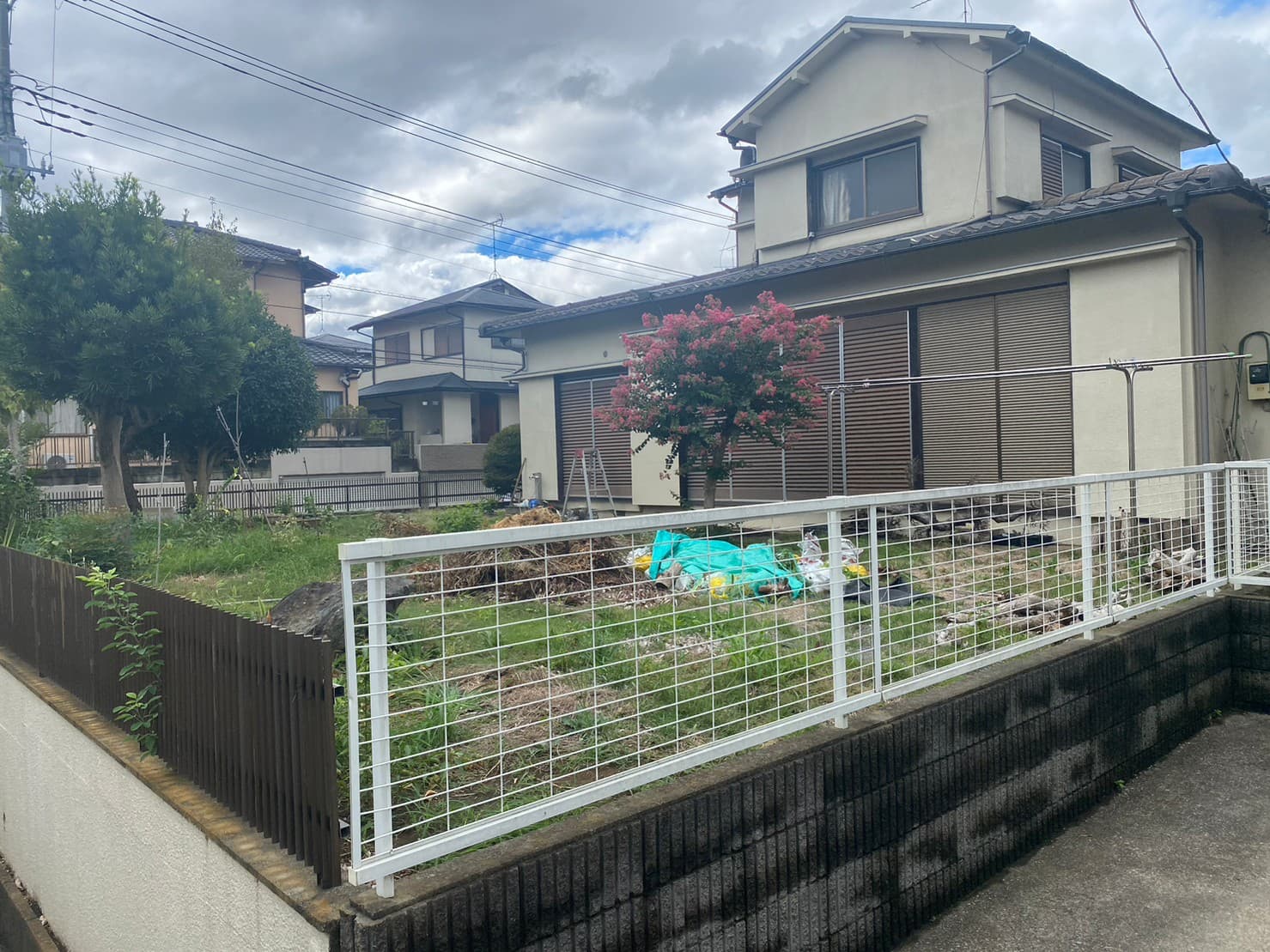 柏市大津ヶ丘にて外構工事をさせていただきました