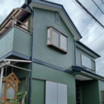 八潮市緑町にて 外壁塗装工事をさせていただきました 岩建ホームテックオリジナル　プロガードSi 　SS-303