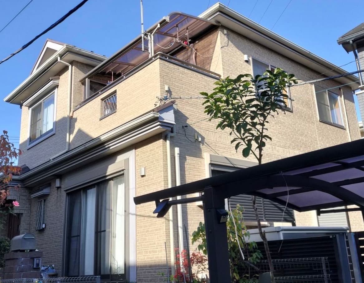 さいたま市南区大谷口にて 外壁塗装工事をさせていただきました 日本ペイント ファインパーフェクトトップ ND-322