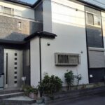 越谷市大房にて外壁塗装工事をさせていただきました ロックペイント １液ユメロックDX　JN-30／JN-87