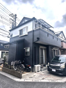 草加市の外壁塗装工事後の様子