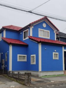 松伏町ゆめみ野東の塗装工事施工後の様子