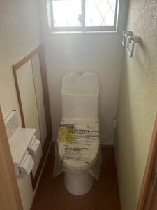 八潮市のトイレ交換工事施工後の様子