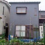 外壁塗装工事の是公後の写真　グレーの外壁