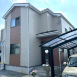 外壁塗装が施されたきれいな住宅
