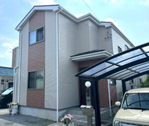 外壁塗装が施されたきれいな住宅