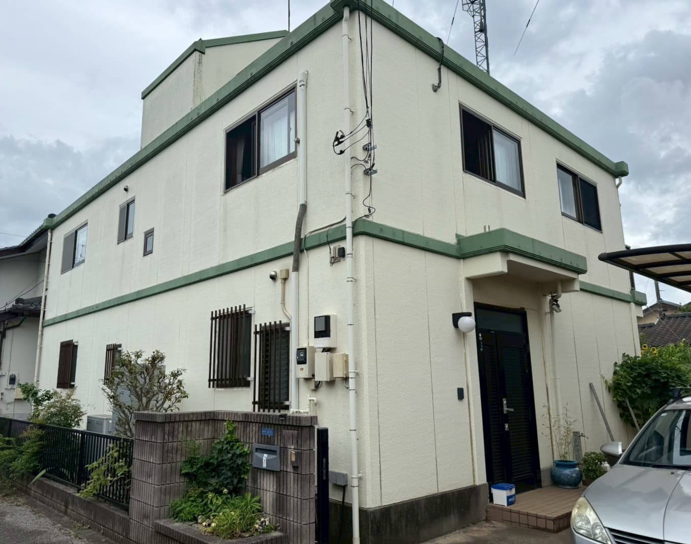 柏市東台本町の施工前の様子