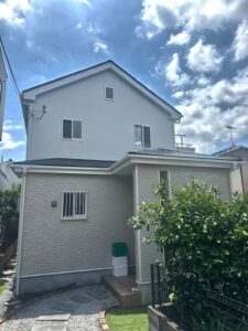 八潮市伊勢野の外壁塗装工事施工後の画像