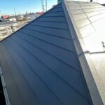 屋根上葺き工事の施工後の写真　