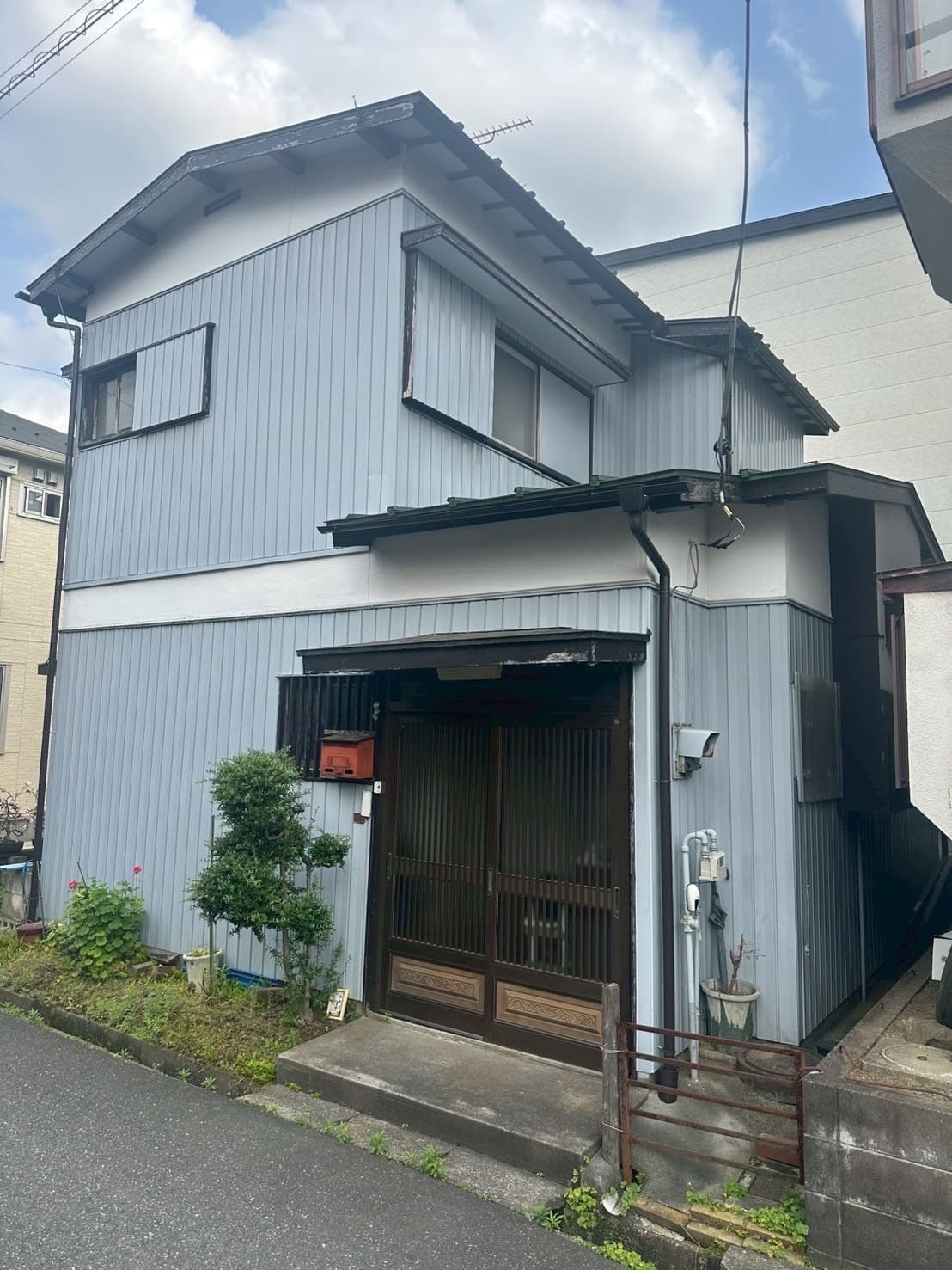 越谷市蒲生東町の外壁塗装工事施工前の画像