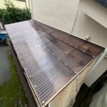 波板交換後の美しく仕上がった屋根の画像