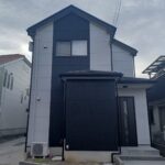 八潮市の外壁塗装工事施工後の様子