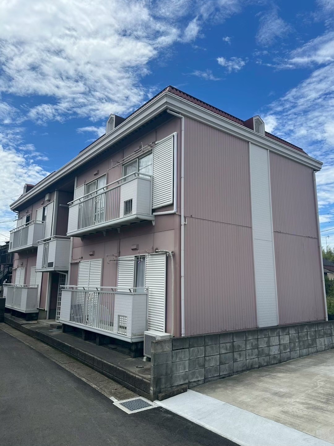 越谷市相模町の外壁塗装工事前の様子