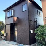柏市高田にて外壁塗装工事をさせていただきました ロックペイント　ハイパーユメロック　RP255