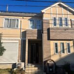 松戸市古ケ崎にて外壁塗装工事をさせていただきました 日本ペイント　インディフレッシュセラ　IF-9217