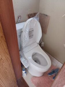 トイレ交換工事の施工後の写真