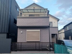 八潮市の外壁塗装工事施工後の写真