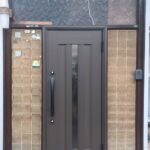 越谷市赤山町玄関ドア交換工事施工後