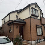 外壁がきれいに塗装された柏市西町の家の様子