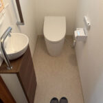 清潔感のあるトイレ、施工後の様子