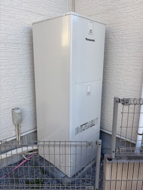 越谷市谷中町エコキュート交換工事施工後