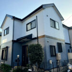 柏市豊四季にて 外壁がきれいに塗装された様子