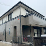 柏市弥生町　外壁がきれいに塗装された家の様子