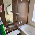 柏市吉野沢　ユニットバスを交換して綺麗になった様子