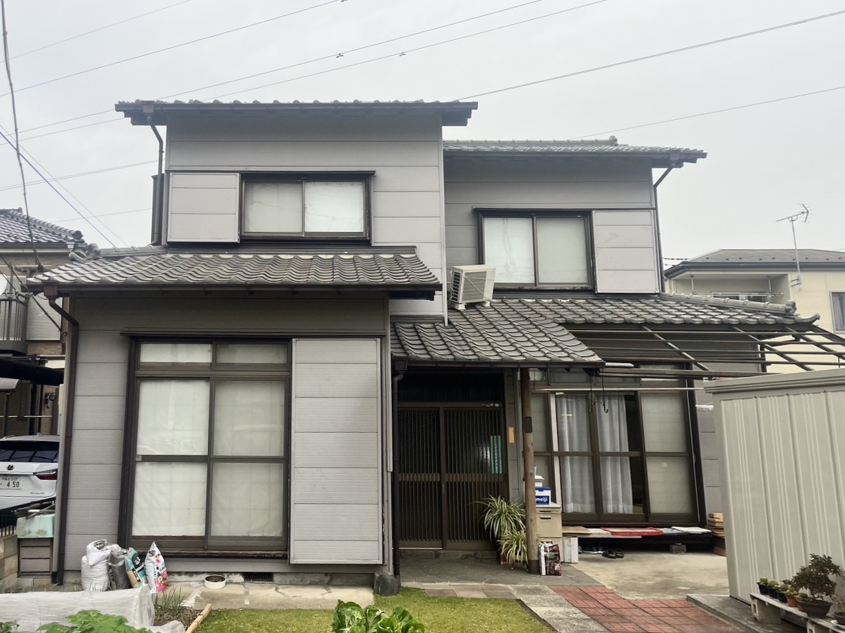 越谷市蒲生屋根葺き替え工事施工前