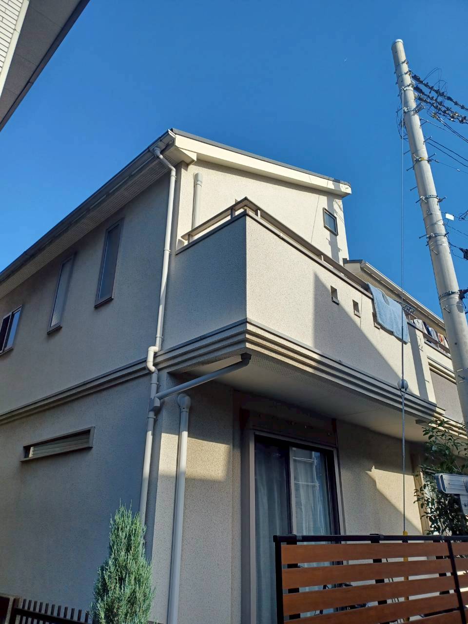 草加市弁天外壁塗装工事施工前