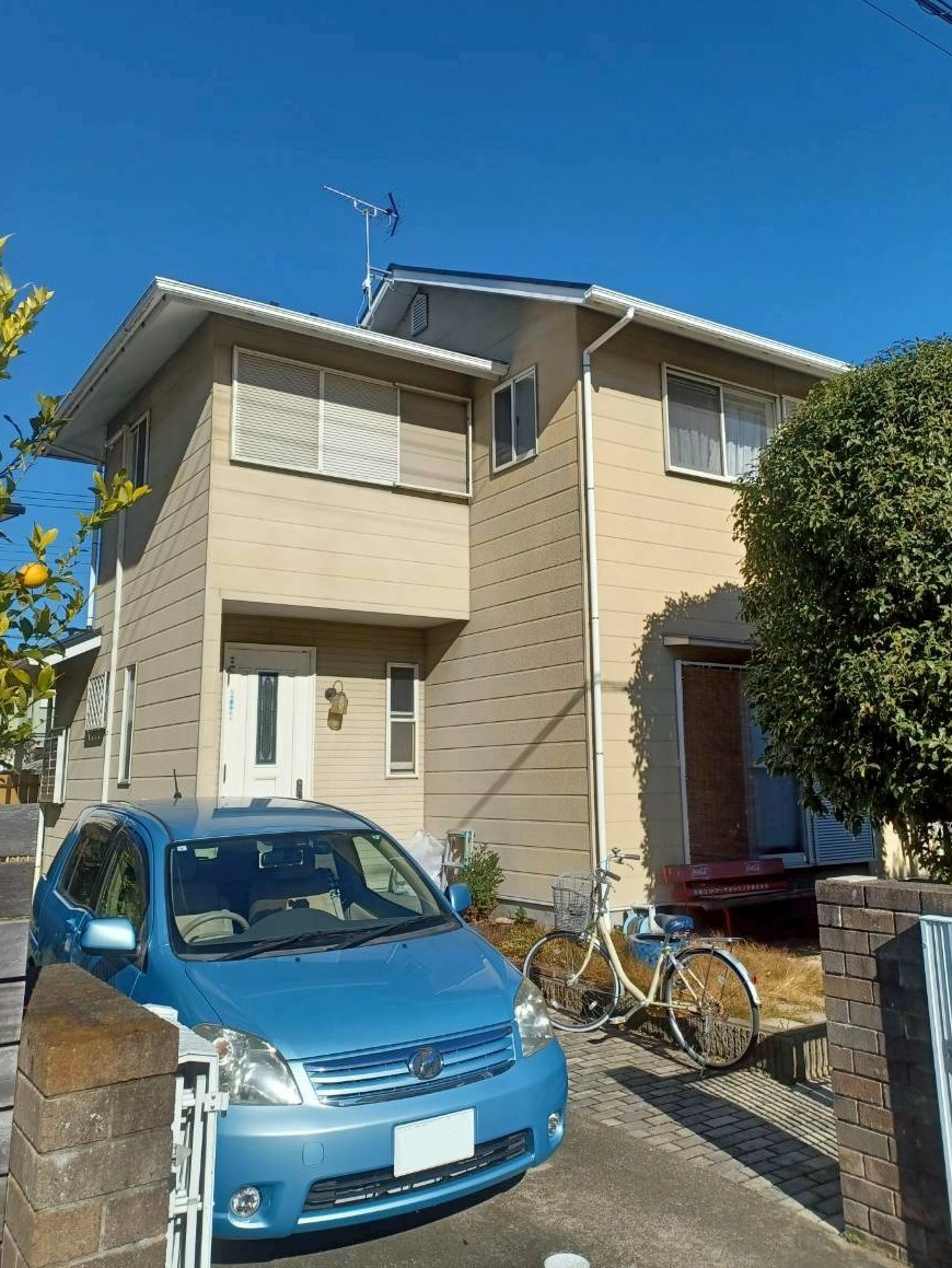 松伏町ゆめみ野外壁塗装工事施工前