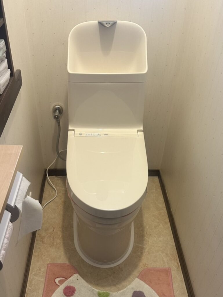 越谷市神明町トイレ交換工事施工後