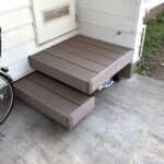 さいたま市緑区中尾にてステップ設置工事をさせていただきました 使用建材：LIXIL　樹ら楽ステージ ステップ付き ミディアムウッド