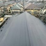 屋根上葺き工事の施工後の写真