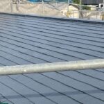 川口市北園町にて屋根塗装工事をさせていただきました 屋根塗料：岩建ホームテックオリジナル　スーパープロガードSi　IW-106