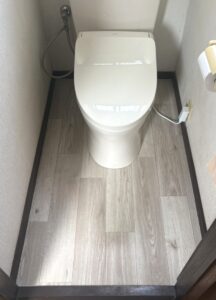さいたま市西区指扇にてクッションフロア張替え工事をさせていただきました