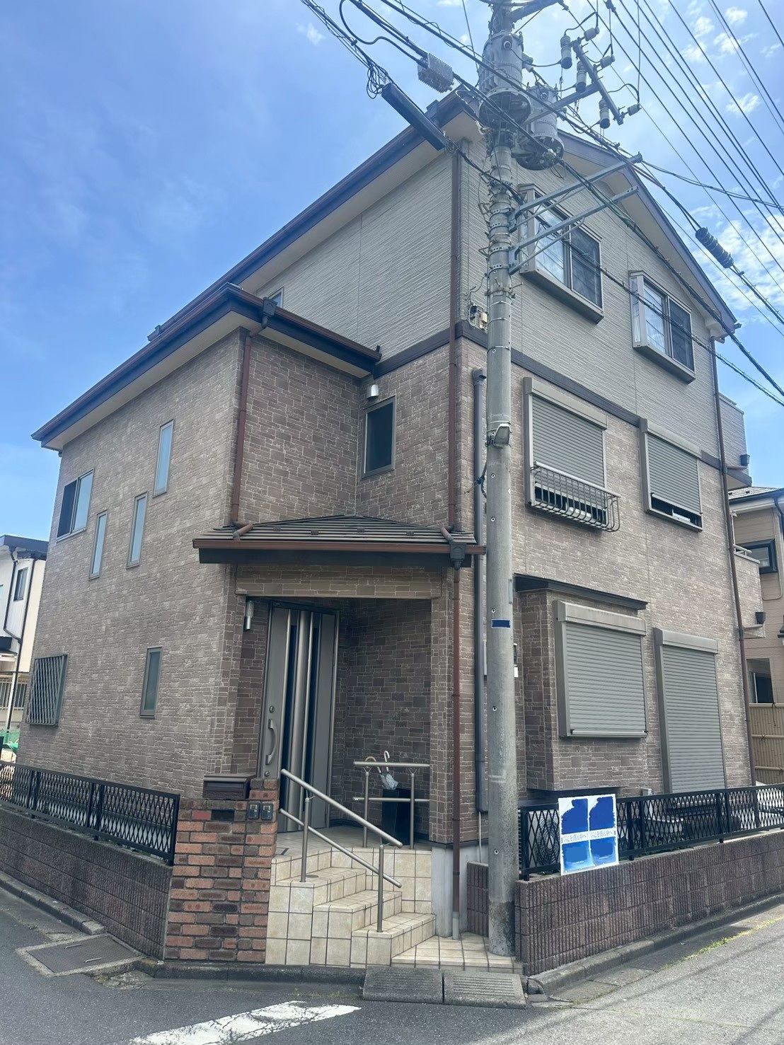 越谷市蒲生外壁塗装工事施工前