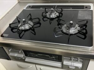 越谷市南町ガスコンロ交換工事施工後