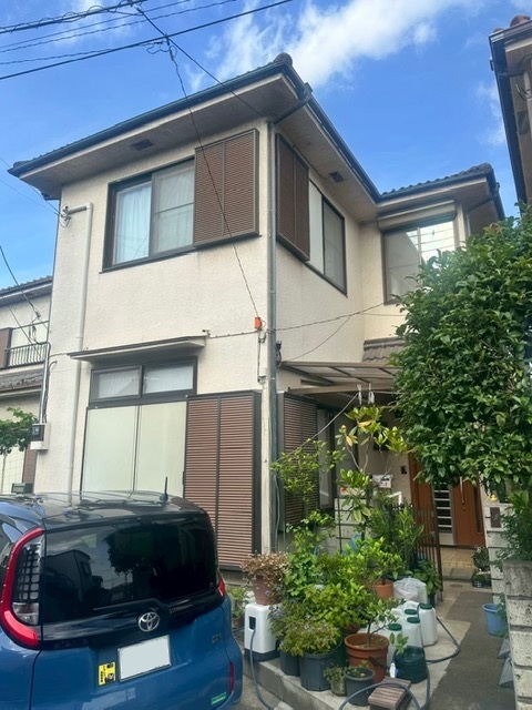 越谷市川柳町外壁塗装工事施工前