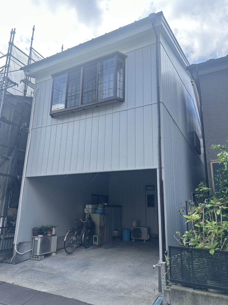 草加市氷川町外壁塗装工事施工後