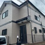 松戸市幸田の家の外壁がきれいに塗装された状態