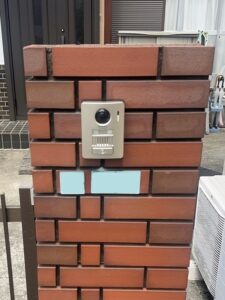 草加市青柳インターホン取付工事施工後