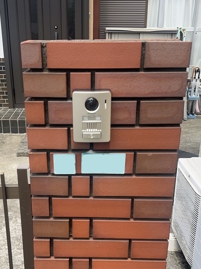 草加市青柳インターホン取付工事施工後