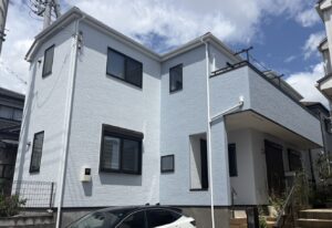 川口市戸塚南にて外壁塗装工事をさせていただきました 外壁塗料：プレマテックス　グランデシリコン
