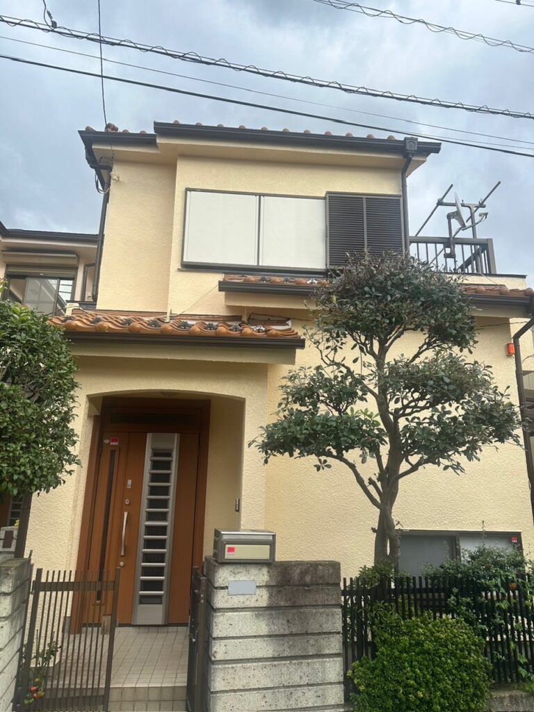 越谷市川柳町外壁塗装工事施工後